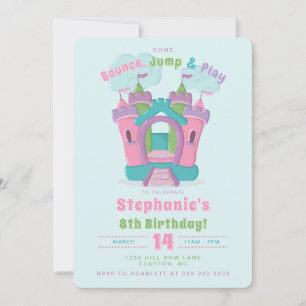 Bounce House Party Einladung