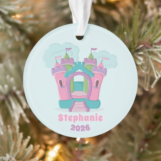 Bounce House Party Ornament (Baum)