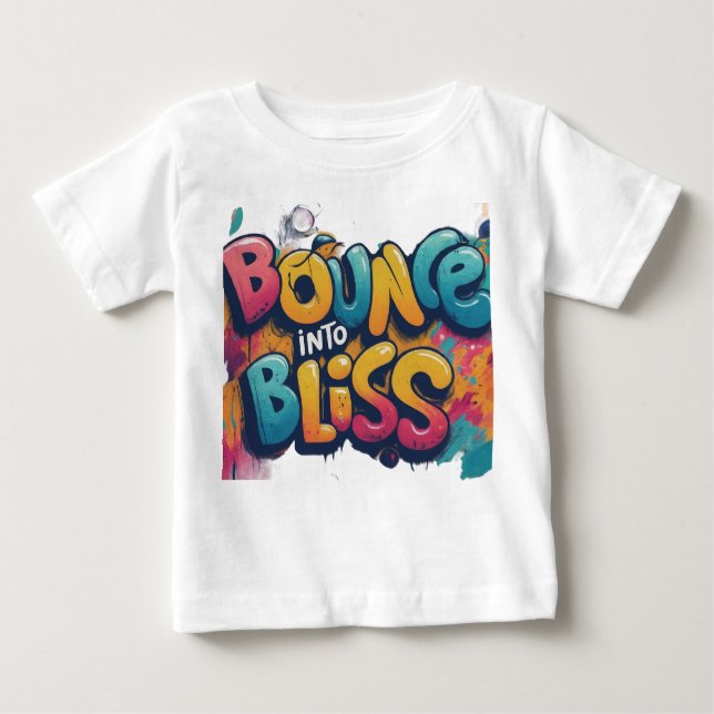 Bounce in Bliss Baby T-shirt (Vorderseite)
