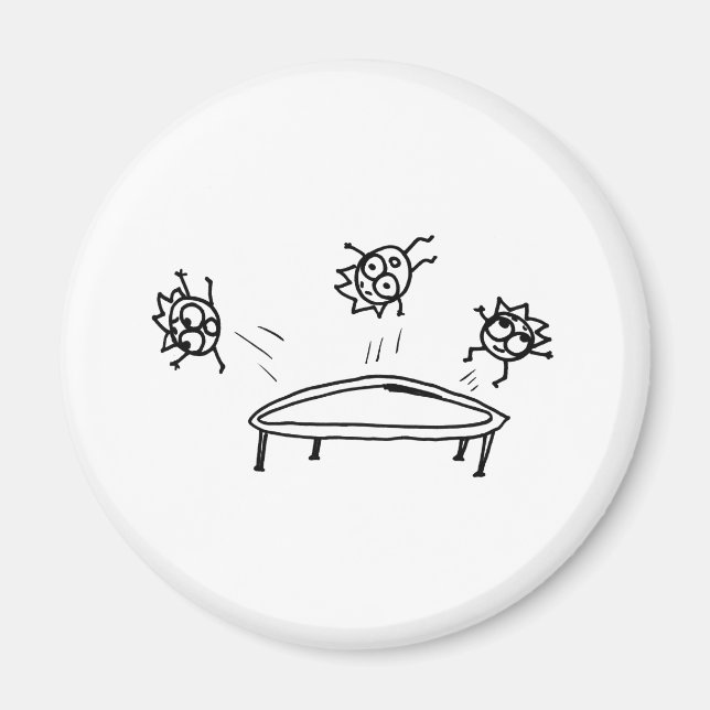 Bouncing Mathberies Magnet (Vorne)