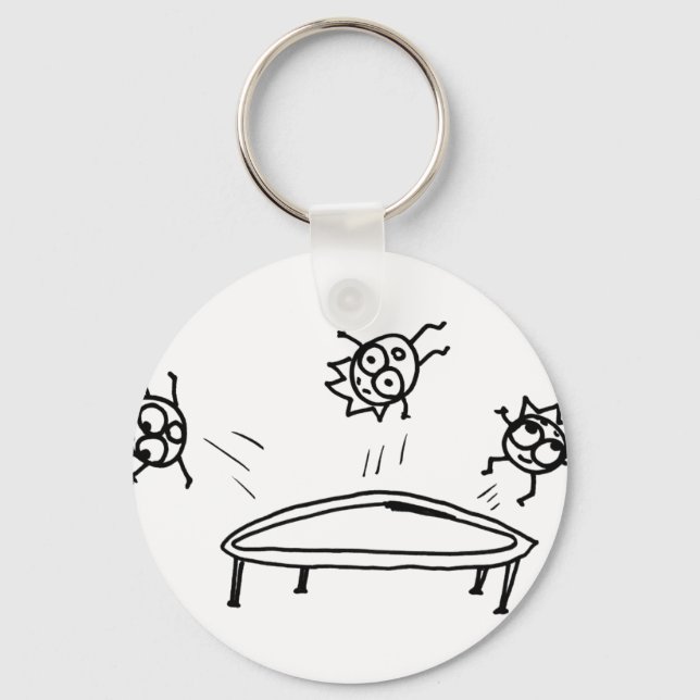 Bouncing Mathberies Schlüsselanhänger (Vorderseite)