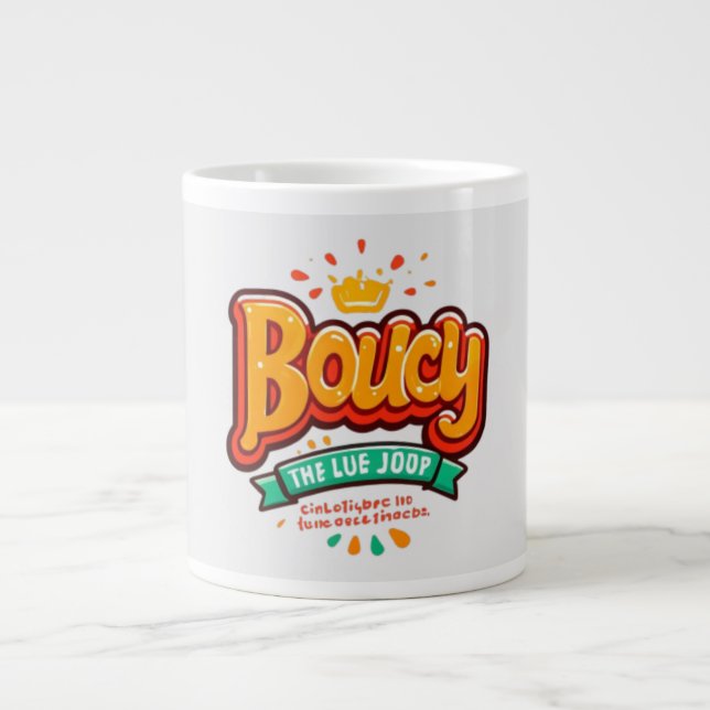 Bouncy Crown Jumbo-Tasse (Vorderseite)