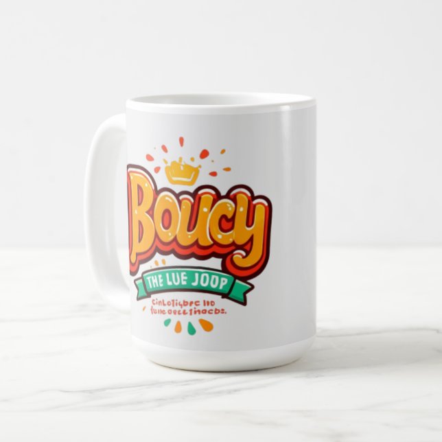 Bouncy Crown Kaffeetasse (Vorderseite Links)