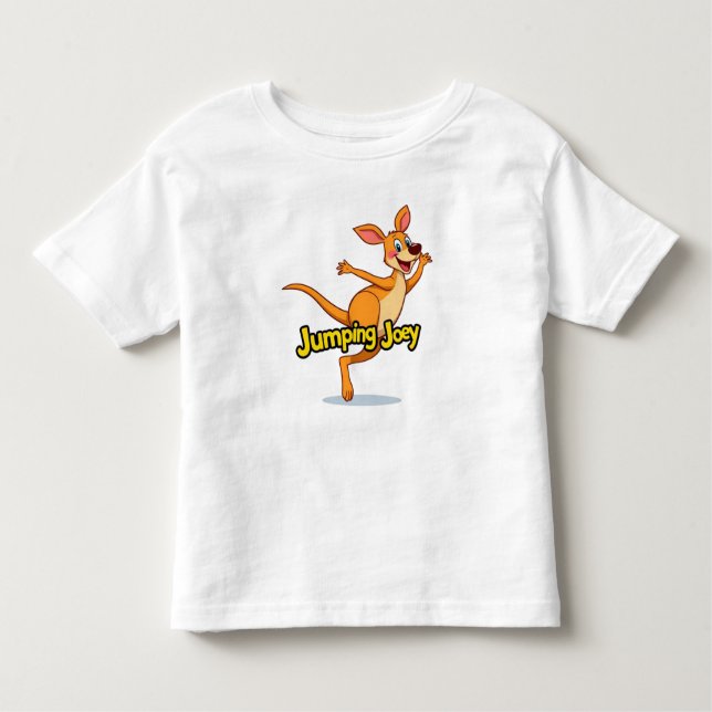 Bouncy Fun mit Jumping Joey Kleinkind T-shirt (Vorderseite)