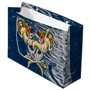 Bound Mermaids - Schönes Design für Meeresliebhabe Große Geschenktüte