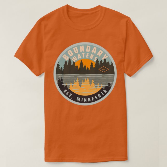 Boundary Waters Canoe Area Ely Minnesota  T-Shirt (Design vorne)