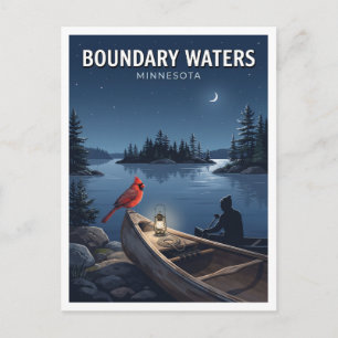 Boundary Waters Canoe Area Wilderness, Ely Reise Postkarte