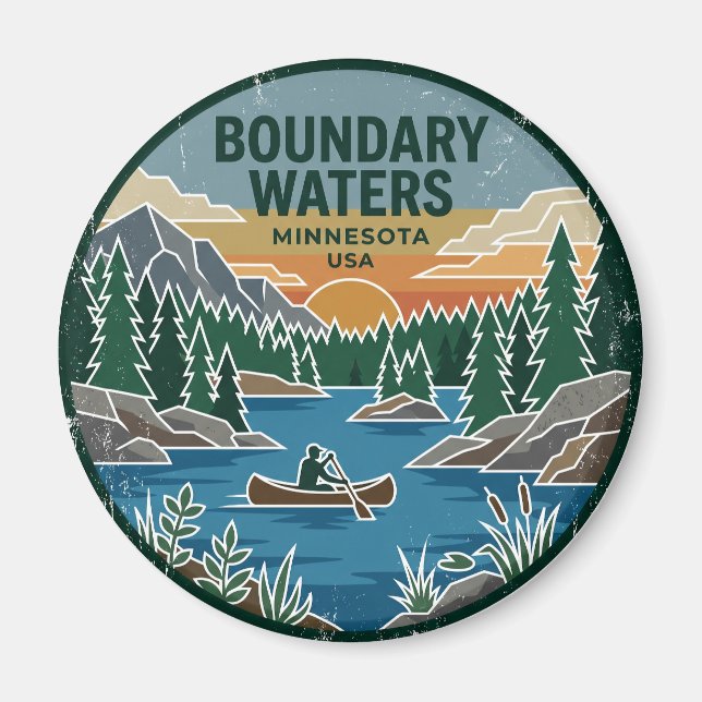 Boundary Waters Canoe Area Wilderness Minnesota Magnet (Vorne)