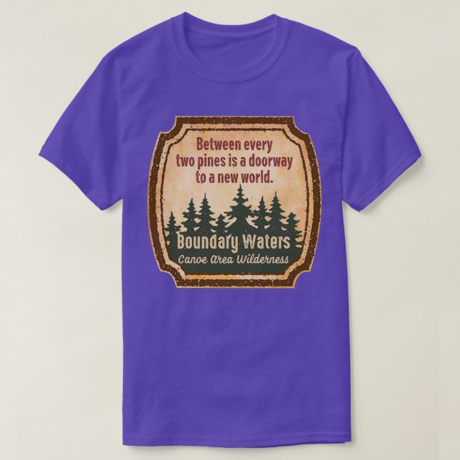 Boundary Waters Canoe Area Wilderness s UUU  T-Shirt (Design vorne)