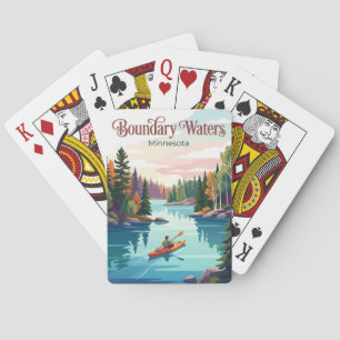 Boundary Waters Canoe Area Wilderness USA Spielkarten