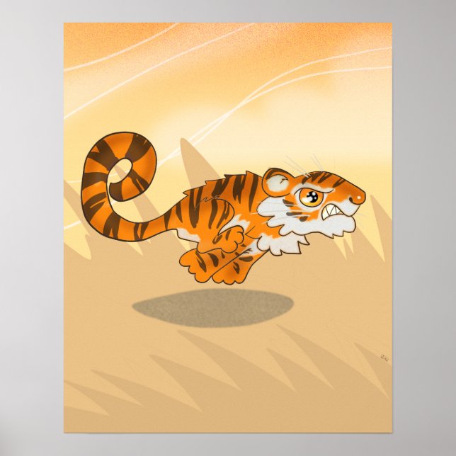 Bounding Tiger Poster (Vorne)