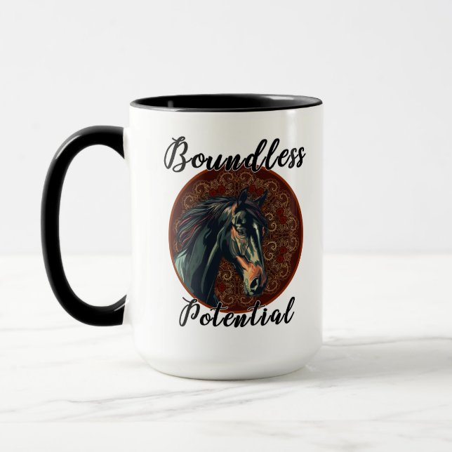 Boundless Potential Horse Mug – Majestic Stallion  Tasse (Links)