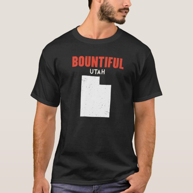 Bountiful Utah USA Staat America Travel Utahan T-Shirt (Vorderseite)