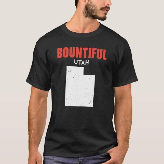 Bountiful Utah USA Staat America Travel Utahan T-Shirt (Vorderseite)