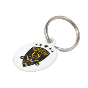 Bounty Hunter Agent Pet Tag Tiermarke