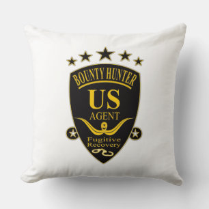 Bounty Hunter Agent Pillow Kissen