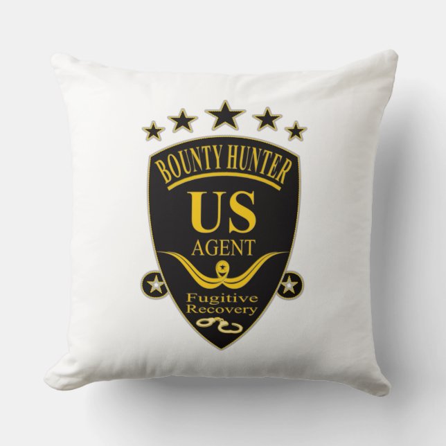 Bounty Hunter Agent Pillow Kissen (Vorderseite)