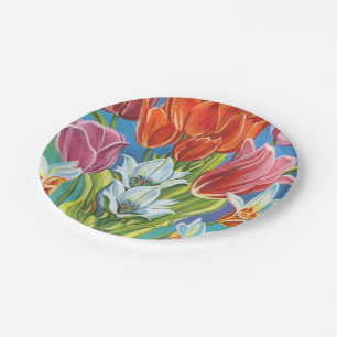 Bouquet an der Grenze III Pappteller