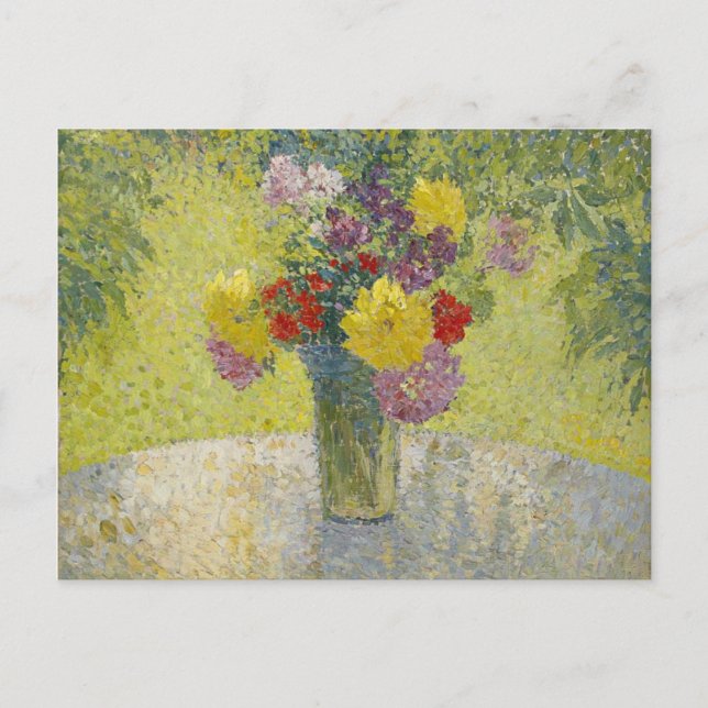 Bouquet auf dem Tisch von Martin Postkarte (Vorderseite)