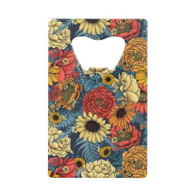 Bouquet aus Blume- Rose, Pfingsten, Molkereien Geldbeutel Flaschenöffner (Vorderseite)