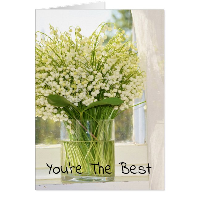 Bouquet aus Frühlingsblütenlilien des Tales (Vorne)