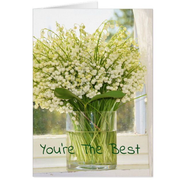 Bouquet aus Frühlingsblütenlilien des Tales (Vorne)