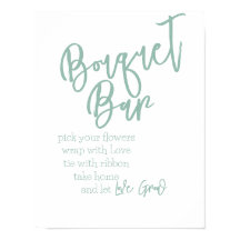 Bouquet Bar Poster