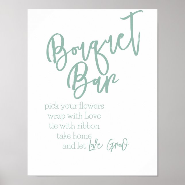 Bouquet Bar  Poster (Vorne)