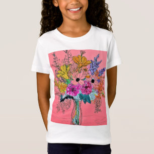 "Bouquet Beauty" Fine Jersey T - Shirt