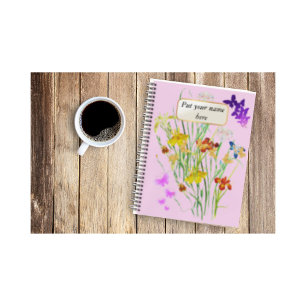 Bouquet-Blume Notizbuch