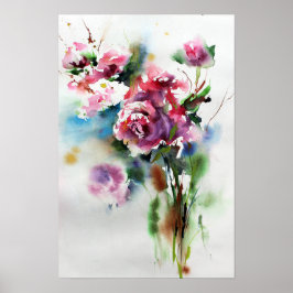 Bouquet Blume Poster