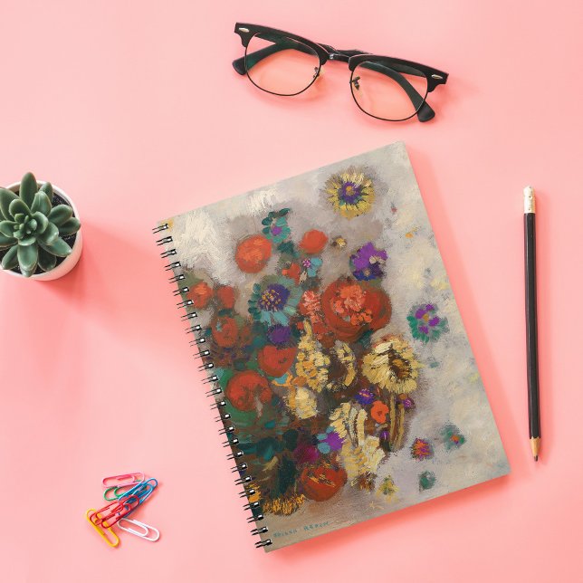 Bouquet de Fleurs | Odilon Redon Notizblock (Von Creator hochgeladen)