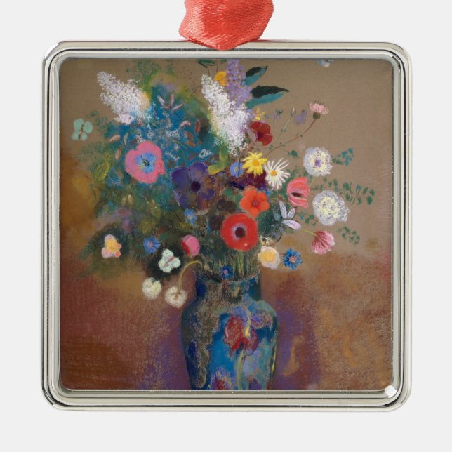 Bouquet der Blume Ornament Aus Metall (Vorne)