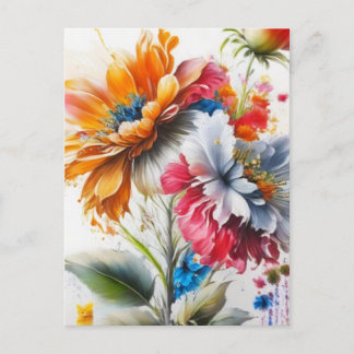 Bouquet der Blume Postkarte