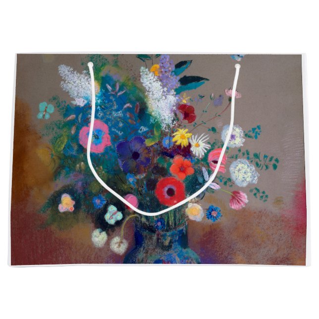 Bouquet der Blume, Redon Große Geschenktüte (Vorderseite)