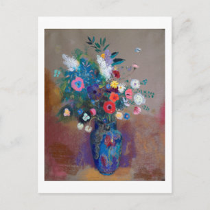Bouquet der Blume, Redon Postkarte