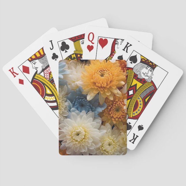 Bouquet der Blume Spielkarten (Rückseite)