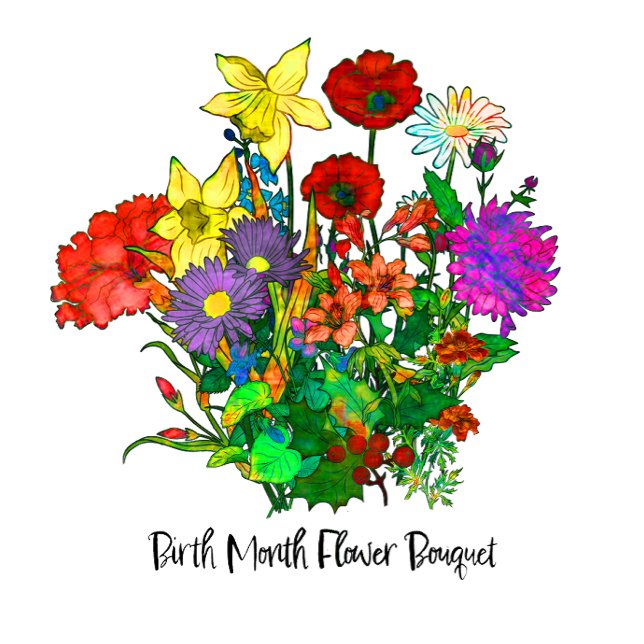 Bouquet der monatlichen Blume Sweatshirt (Von Creator hochgeladen)