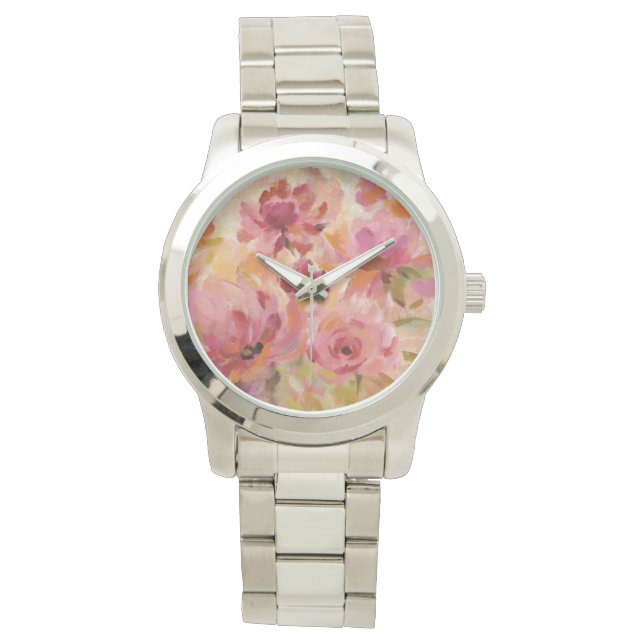 Bouquet der Rose Armbanduhr (Vorderseite)