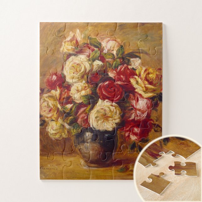 Bouquet der Rose, Auguste Renoir Puzzle (Von Creator hochgeladen)