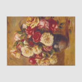 Bouquet der Rose, Auguste Renoir Seidenpapier