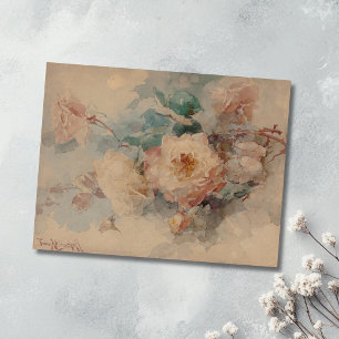 Bouquet der Rose - Franz Bischoff Postkarte