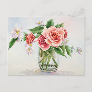 Bouquet der Rose Postkarte