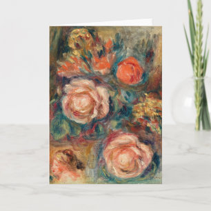 Bouquet der Rose   Renoir Karte