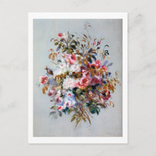 Bouquet der Rose, Renoir Postkarte