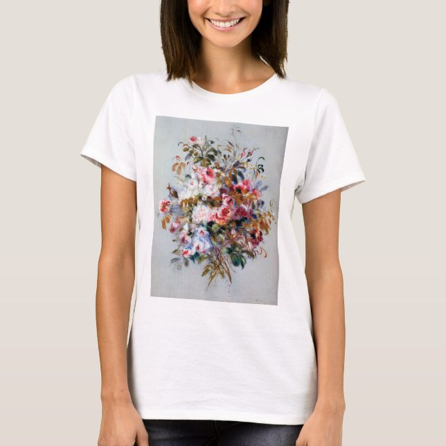Bouquet der Rose, Renoir T-Shirt (Vorderseite)