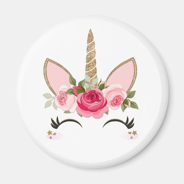 Bouquet der Rose Schwarz und Weiß Magnet (Vorne)