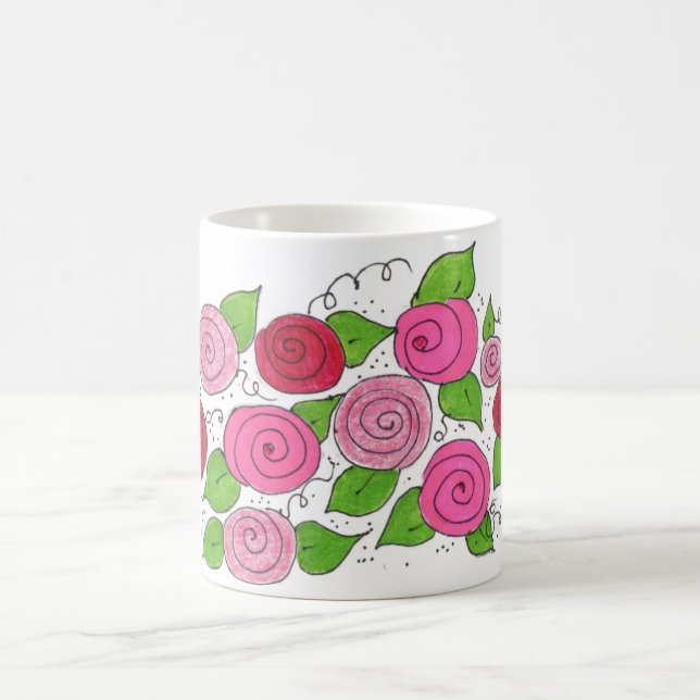 Bouquet der Rose Tasse (Mittel)