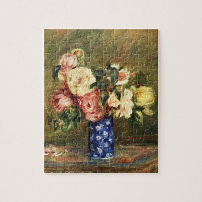 Bouquet der Rose von Pierre-Auguste Renoir Classic Puzzle (Vertikal)