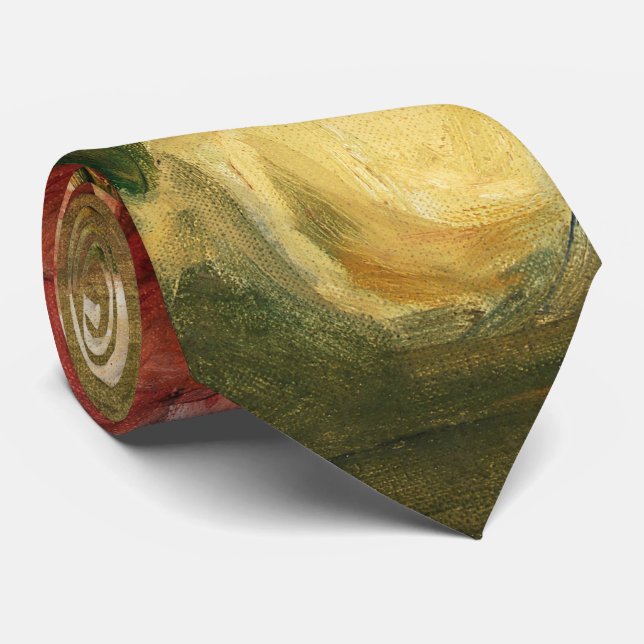 Bouquet der Rose von Renoir Impressionist Malerei Krawatte (Gerollt)